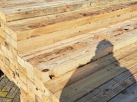 2 pakken houten balken (grenenhout) - afm 13,5x8,5x245 cm - afbeelding 4 van  6