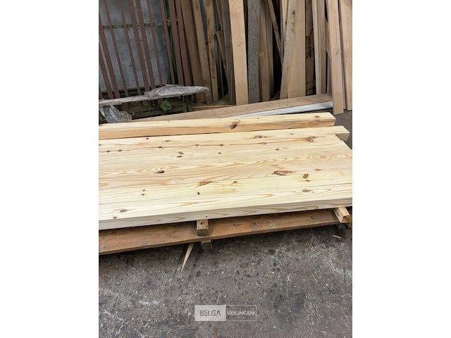 2 pakken houten balken (grenenhout) - afm 13,5x8,5x245 cm - afbeelding 3 van  6