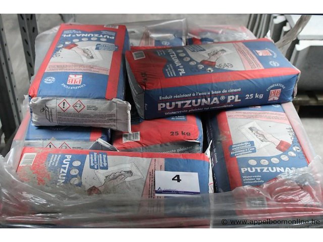 2 paletten watervaste plzister putzuna - afbeelding 2 van  3