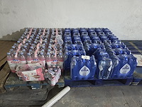 2 pallets evian & spa 1,5l