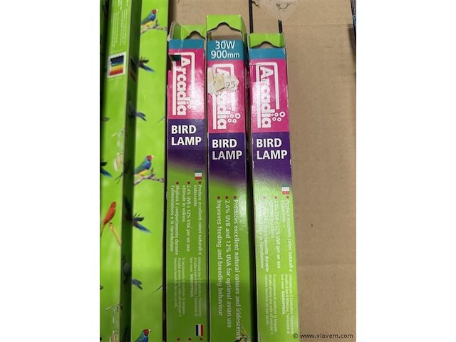 2 pallets met aquarium lampen armaturen en vogellampen - afbeelding 7 van  11
