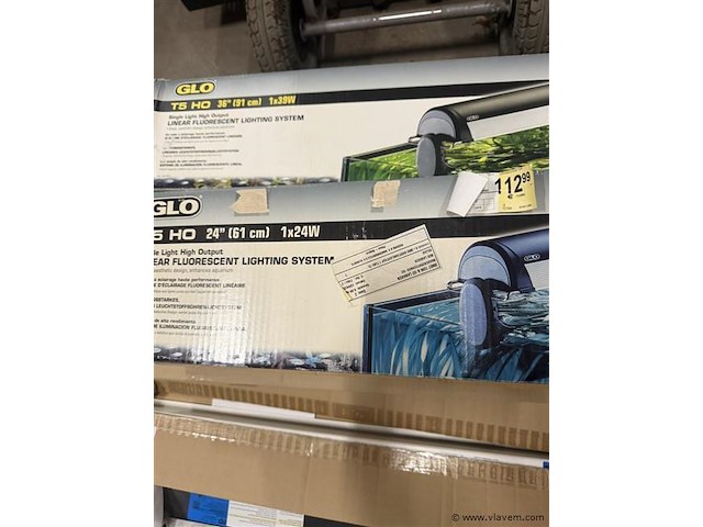 2 pallets met aquarium lampen armaturen en vogellampen - afbeelding 2 van  11