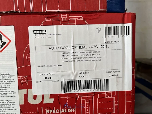 2 palletten diverse vloeistoffen motul / eurol - afbeelding 7 van  15