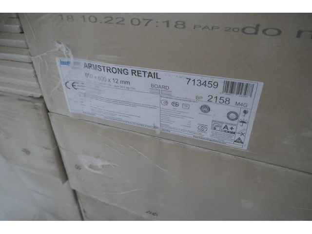 2 palletten met brandwerende platen armstrong retail knauf - afbeelding 6 van  7