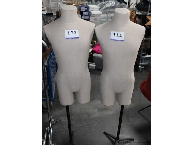 2 paspoppen - afbeelding 1 van  1