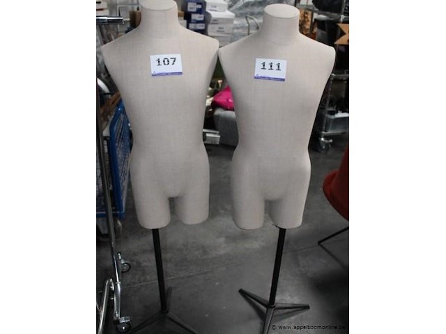 2 paspoppen - afbeelding 1 van  1