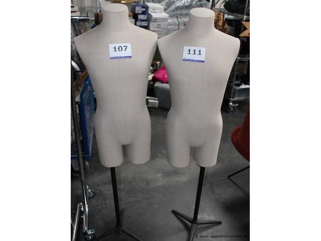 2 paspoppen - afbeelding 1 van  1