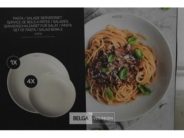 2 pasta serveerset - afbeelding 2 van  4