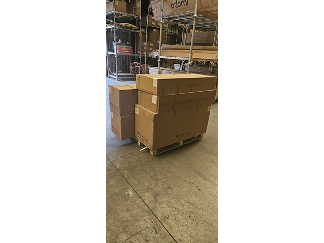 2-persoons badkamermeubel 120 cm hoogglans antraciet - incl. kranen - afbeelding 3 van  5