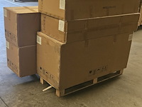 2-persoons badkamermeubel 120 cm hoogglans antraciet - incl. kranen - afbeelding 3 van  5