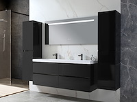 2-persoons badkamermeubel 120 cm natural hout decor - incl. kranen - afbeelding 24 van  56