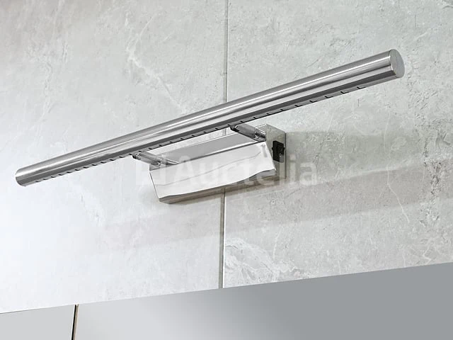 2-persoons badkamermeubel 145 cm licht hout decor - incl. kranen - afbeelding 8 van  12