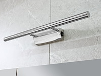 2-persoons badkamermeubel 145 cm licht hout decor - incl. kranen - afbeelding 3 van  12