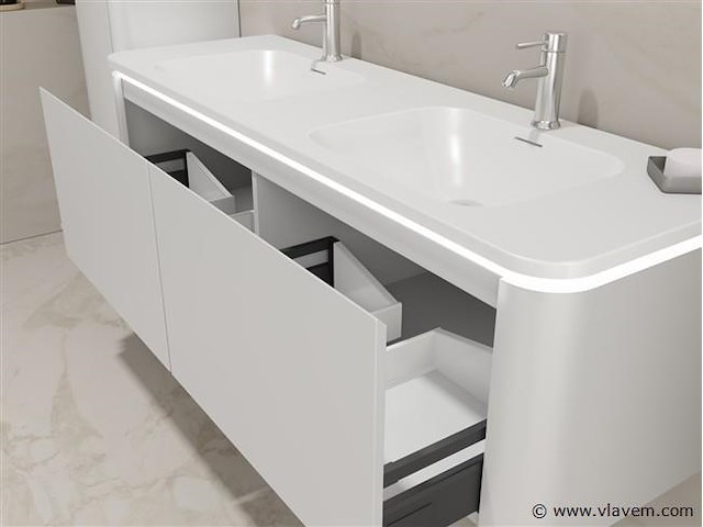 2-persoons badkamermeubel - afbeelding 4 van  5