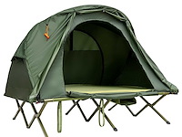 2-persoons buitenkampeertent met buitenoverkapping - afbeelding 1 van  9