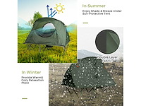 2-persoons buitenkampeertent met buitenoverkapping - afbeelding 6 van  9