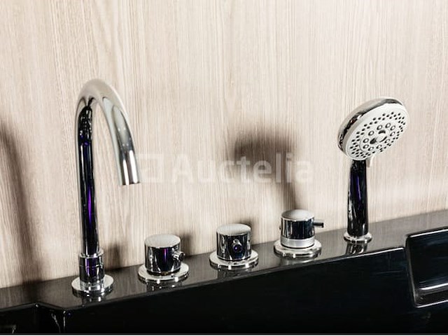 2-persoons massage bad. type kleur zwart. rechtse opstelling. afm.ca. 1700x1200x65 - afbeelding 8 van  10