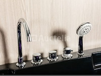 2-persoons massage bad. type kleur zwart. rechtse opstelling. afm.ca. 1700x1200x65 - afbeelding 8 van  10