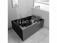 2-persoons massage bad. type kleur zwart. rechtse opstelling. afm.ca. 1700x1200x65