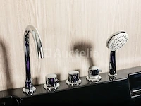 2-persoons massage bad. type kleur zwart. rechtse opstelling. afm.ca. 1700x1200x65 - afbeelding 10 van  10