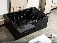 2-persoons massage bad. type kleur zwart. rechtse opstelling. afm.ca. 1700x1200x65 - afbeelding 4 van  10