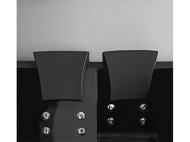 2-persoons massage bad. type kleur zwart. rechtse opstelling. afm.ca. 1700x1200x65 - afbeelding 8 van  10