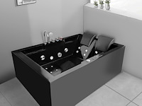 2-persoons massage bad. type kleur zwart. rechtse opstelling. afm.ca. 1700x1200x65 - afbeelding 9 van  10