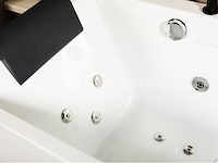 2 persoons whirlpool massagebad - half vrijstaand 180x75cm - afbeelding 4 van  8