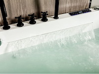 2 persoons whirlpool massagebad - half vrijstaand 180x75cm - afbeelding 7 van  8