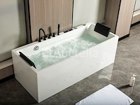 2 persoons whirlpool massagebad - half vrijstaand 180x75cm