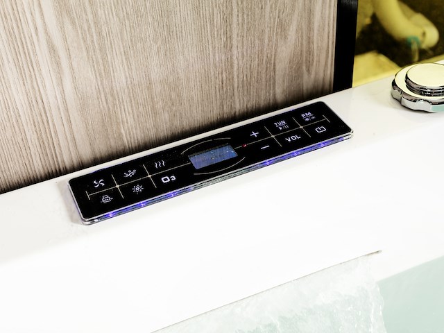 2 persoons whirlpool massagebad - half vrijstaand 180x75cm - afbeelding 5 van  8