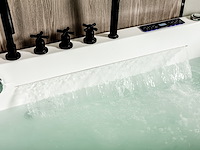 2 persoons whirlpool massagebad - half vrijstaand 180x75cm - afbeelding 6 van  8