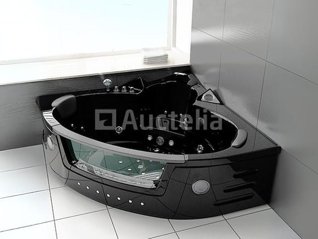 2 persoons whirlpool massagebad - hoekbad 1700x1700x620mm - afbeelding 1 van  3
