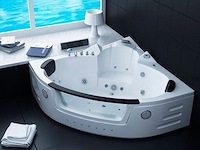 2 persoons whirlpool massagebad - hoekbad 1700x1700x620mm - afbeelding 1 van  4