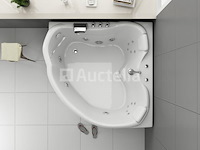 2 persoons whirlpool massagebad - wit - hoekbad - 138x138x68cm - afbeelding 1 van  3