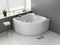 2 persoons whirlpool massagebad - wit - hoekbad - 138x138x68cm