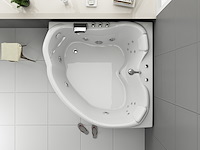 2 persoons whirlpool massagebad - wit - hoekbad - 138x138x68cm - afbeelding 2 van  3