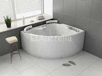2 persoons whirlpool massagebad - wit - hoekbad - 140x140x60 cm - afbeelding 2 van  3