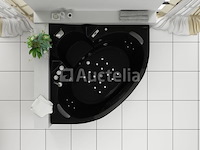 2 persoons whirlpool massagebad - wit - hoekbad - 152x152x62cm - afbeelding 7 van  9