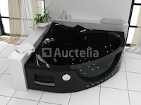 2 persoons whirlpool massagebad - wit - hoekbad - 152x152x62cm - afbeelding 8 van  9