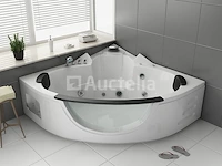 2 persoons whirlpool massagebad - wit - hoekbad - 152x152x62cm - afbeelding 6 van  9