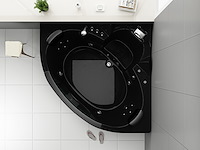2 persoons whirlpool massagebad - wit - hoekbad - 152x152x62cm - afbeelding 8 van  9