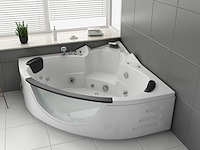 2 persoons whirlpool massagebad - wit - hoekbad - 152x152x62cm - afbeelding 9 van  9