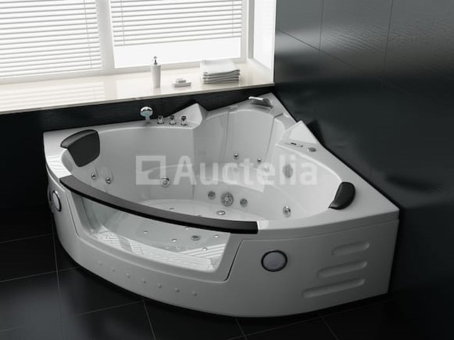 2 persoons whirlpool massagebad met heater - hoekbad 172.5x172.5cm - afbeelding 3 van  5