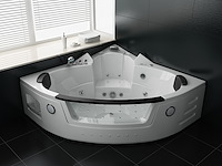 2 persoons whirlpool massagebad met heater - hoekbad 172.5x172.5cm - afbeelding 1 van  5