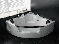 2 persoons whirlpool massagebad wit - hoekbad 172.5x172.5cm - afbeelding 2 van  12