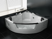 2 persoons whirlpool massagebad wit - hoekbad 172.5x172.5cm - afbeelding 3 van  12