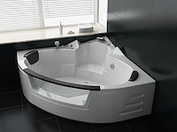 2 persoons whirlpool massagebad wit - hoekbad 172.5x172.5cm - afbeelding 5 van  12