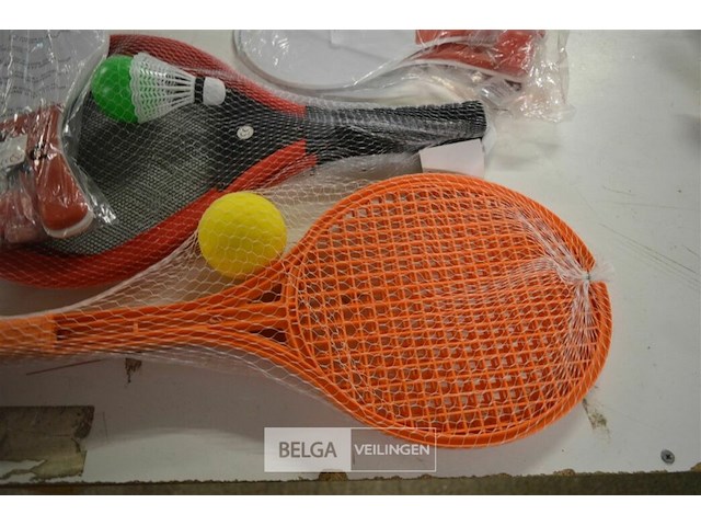 2 pingpongset, 2 tennisrakket - afbeelding 2 van  3