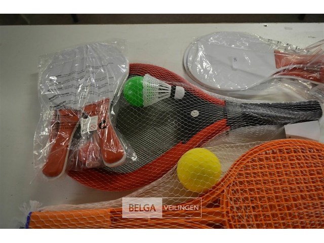2 pingpongset, 2 tennisrakket - afbeelding 3 van  3
